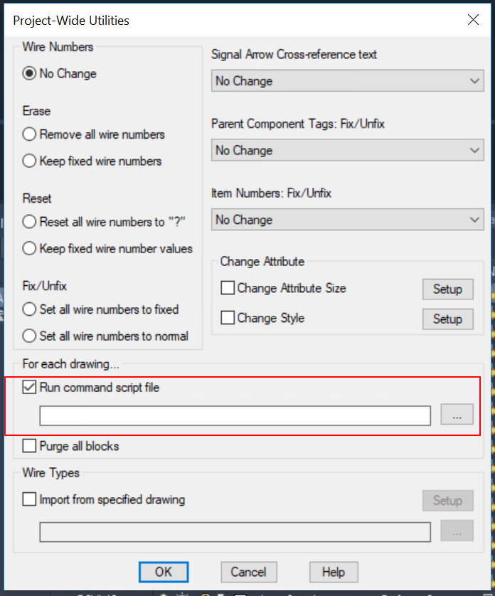 AutoCAD Dialog Box