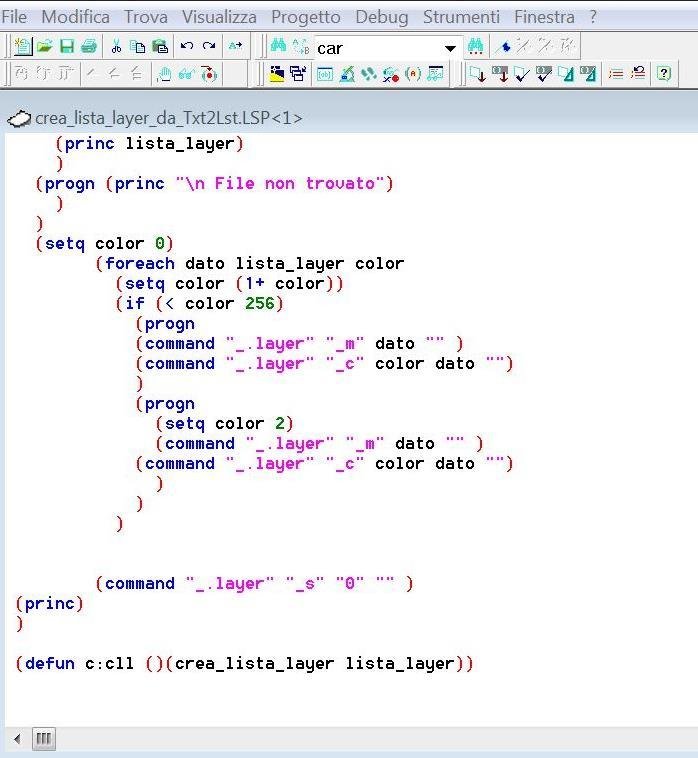 AutoCAD LISP